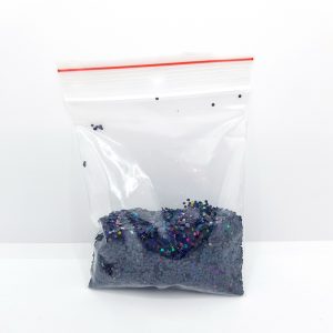 Брокат – Black Laser Color 1 mm/Черен лазерен/