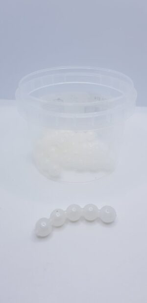 Силиконова примамка хайвер 8 мм цвят 314/White pearl/