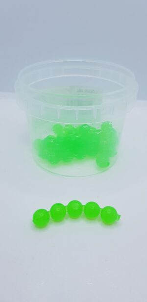 Силиконова примамка хайвер 8 мм цвят 362/Fluo green UV/